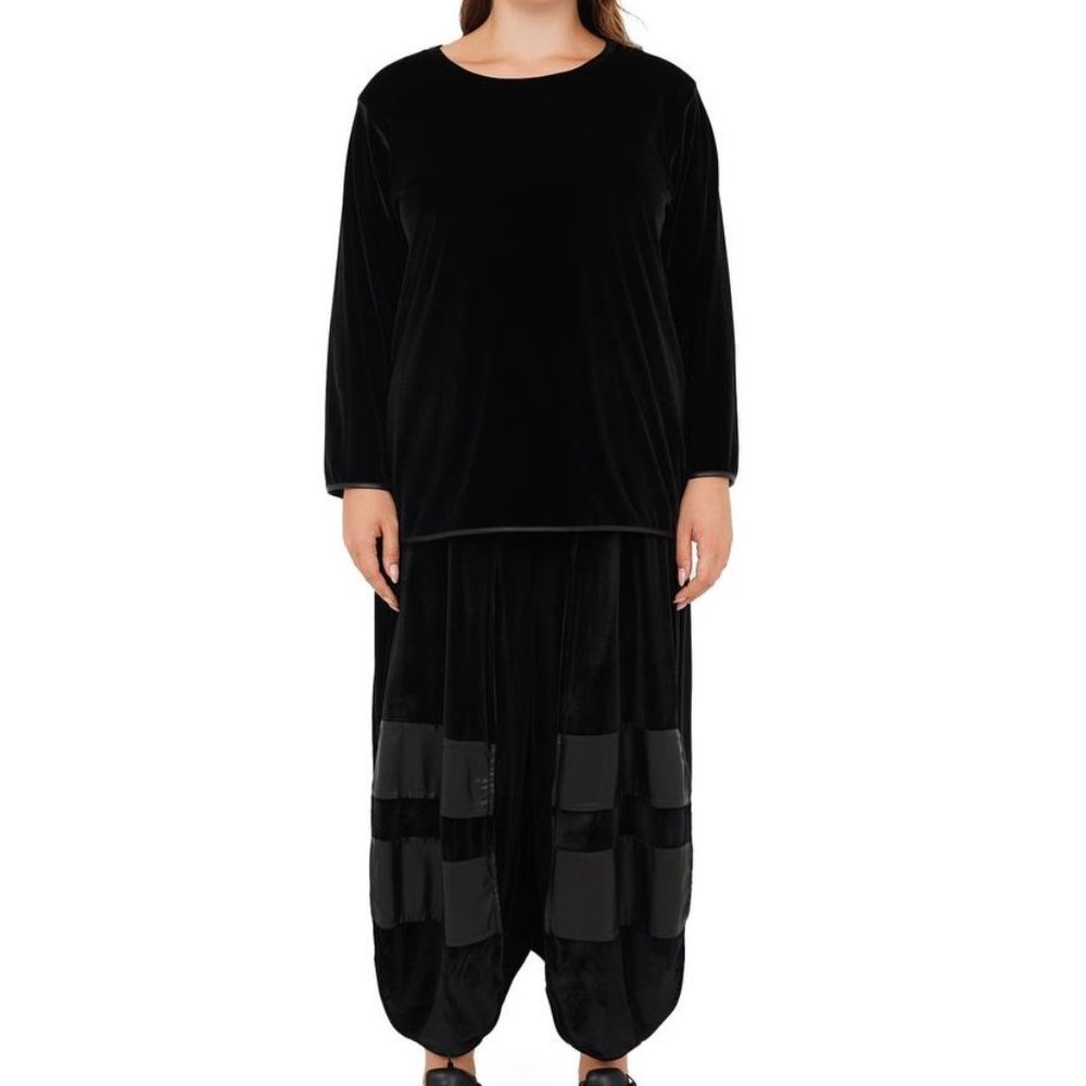 Darkwin Designer Black Soft Pant Suit, Turkish Elegance for Perfect Fit L